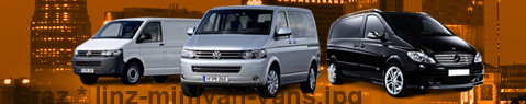Private transfer from Graz to Linz with Minivan