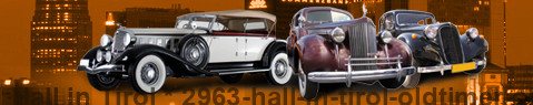 Vintage car Hall in Tirol | classic car hire | Limousine Center Österreich