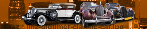 Private transfer from Graz to Linz with Vintage/classic car