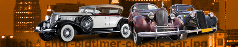 Private transfer from Lech to Chur with Vintage/classic car