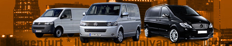 Private transfer from Klagenfurt to Ljubljana with Minivan