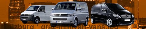 Private transfer from Salzburg to Graz with Minivan