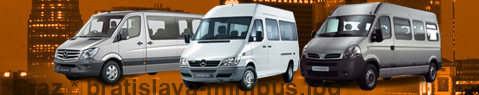 Private transfer from Graz to Bratislava with Minibus